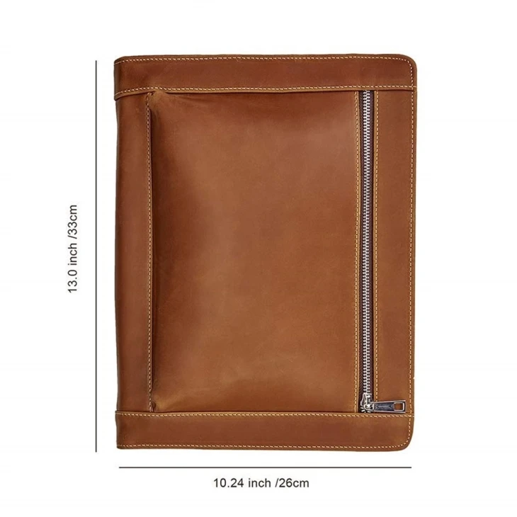 Leather Portfolio A4 Personalised