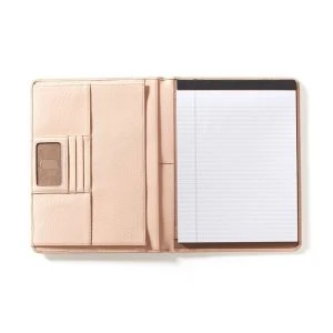 Portafoglio di documenti in pelle PU rosa Bifold