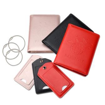 Custodia in pelle per passaporto PU