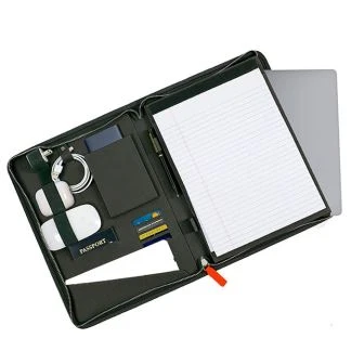 Custodia portafoglio in pelle per laptop
